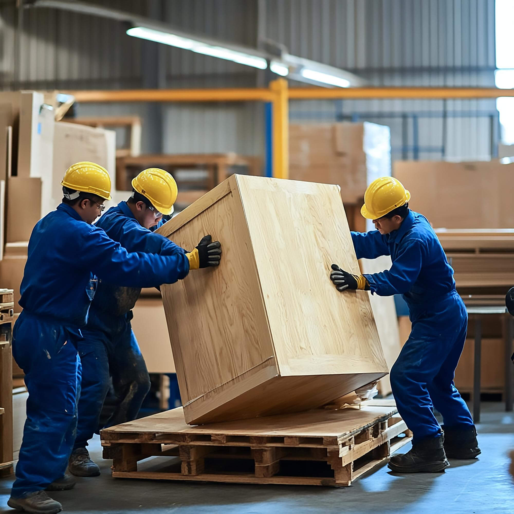 Custom crating and packaging services in Fort Worth for industrial shipments