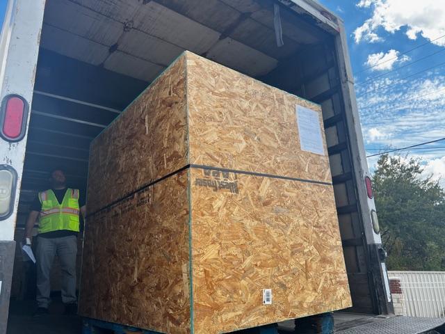Medical equipment shipping company handling specialized equipment